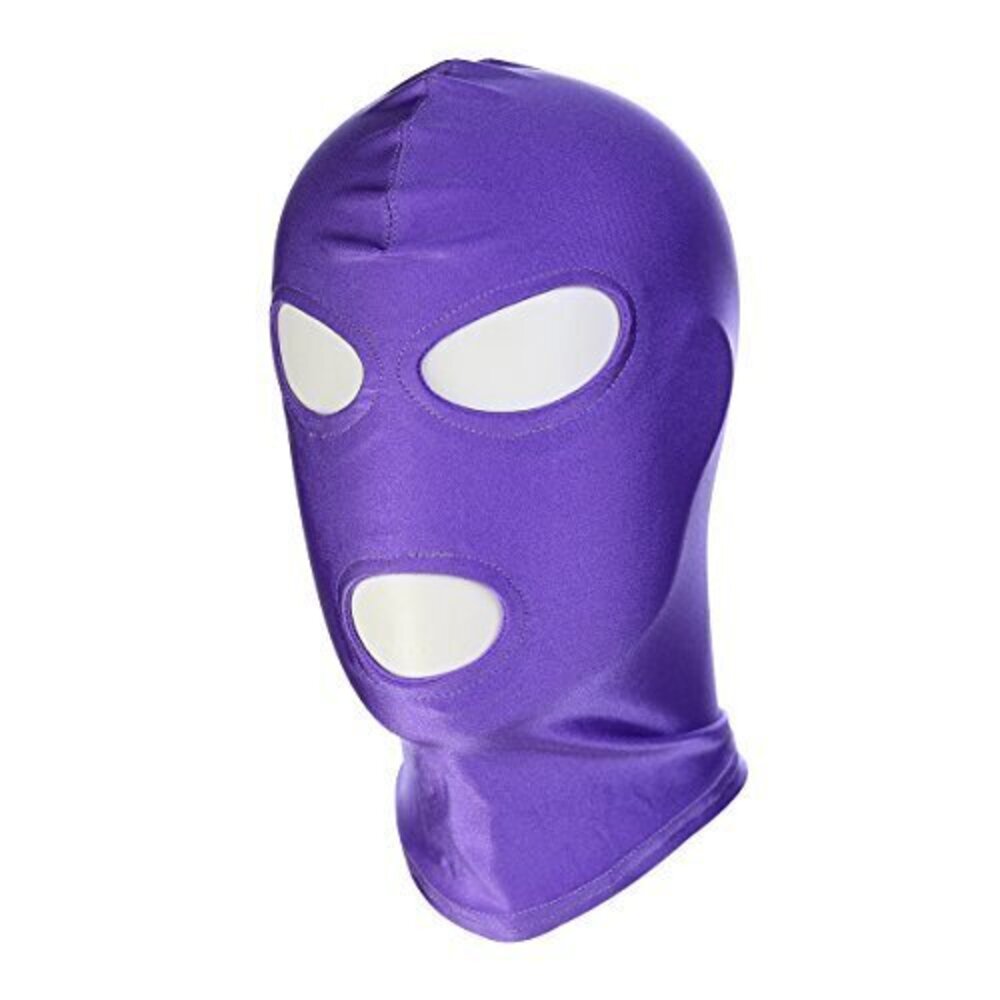 6529 Black Hood Party Mask Headgear Adult Game/Halloween Head Mask Parties
